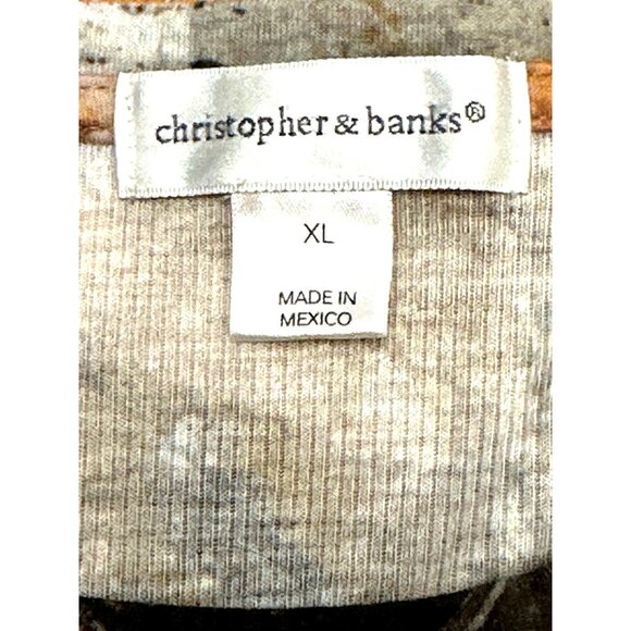 Christopher & Banks Extra LG Fall Scene Rhinestone Embellished Long Sleeve Top - Picture 6 of 10